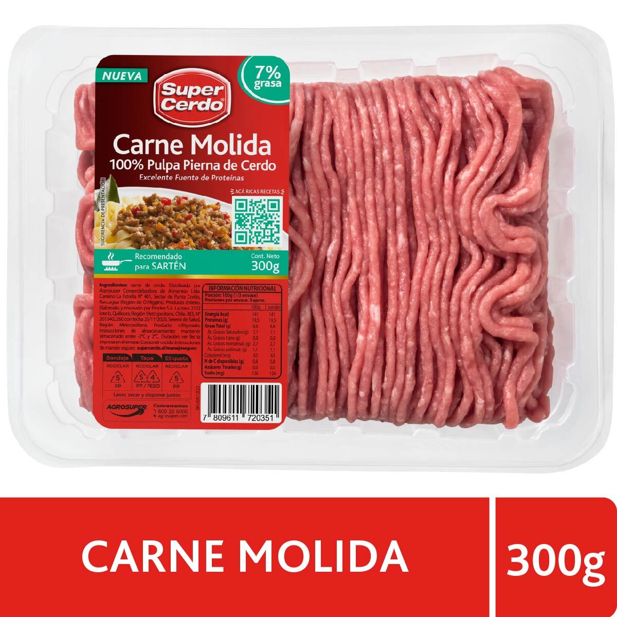 Carne Molida de Cerdo